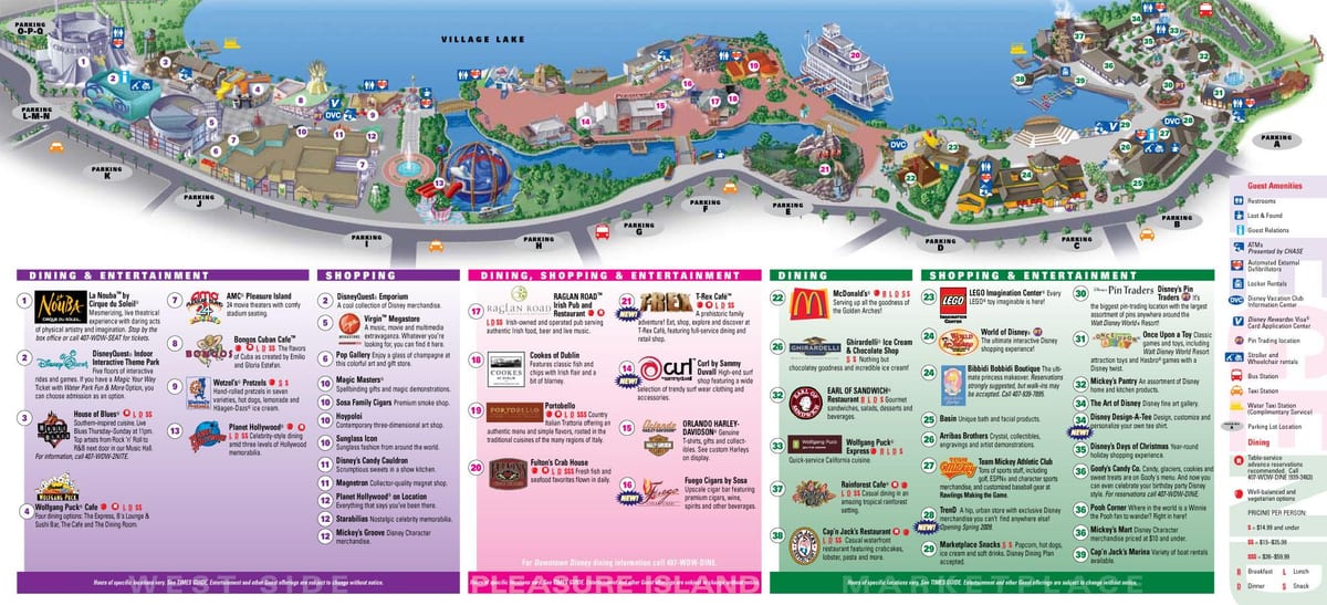 downtown Disney Orlando ramani