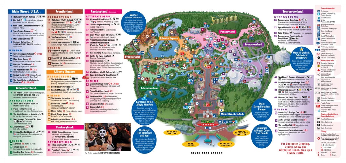 Disney ramani ya Dunia Magic Ufalme