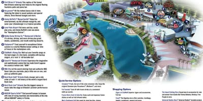 Universal Orlando citywalk ramani