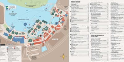 Ramani ya Disney springs