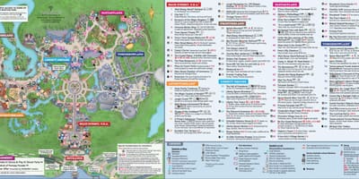 Disney World Uchawi Kingdom ramani