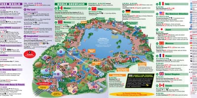 EPCOT Disney ramani ya Dunia